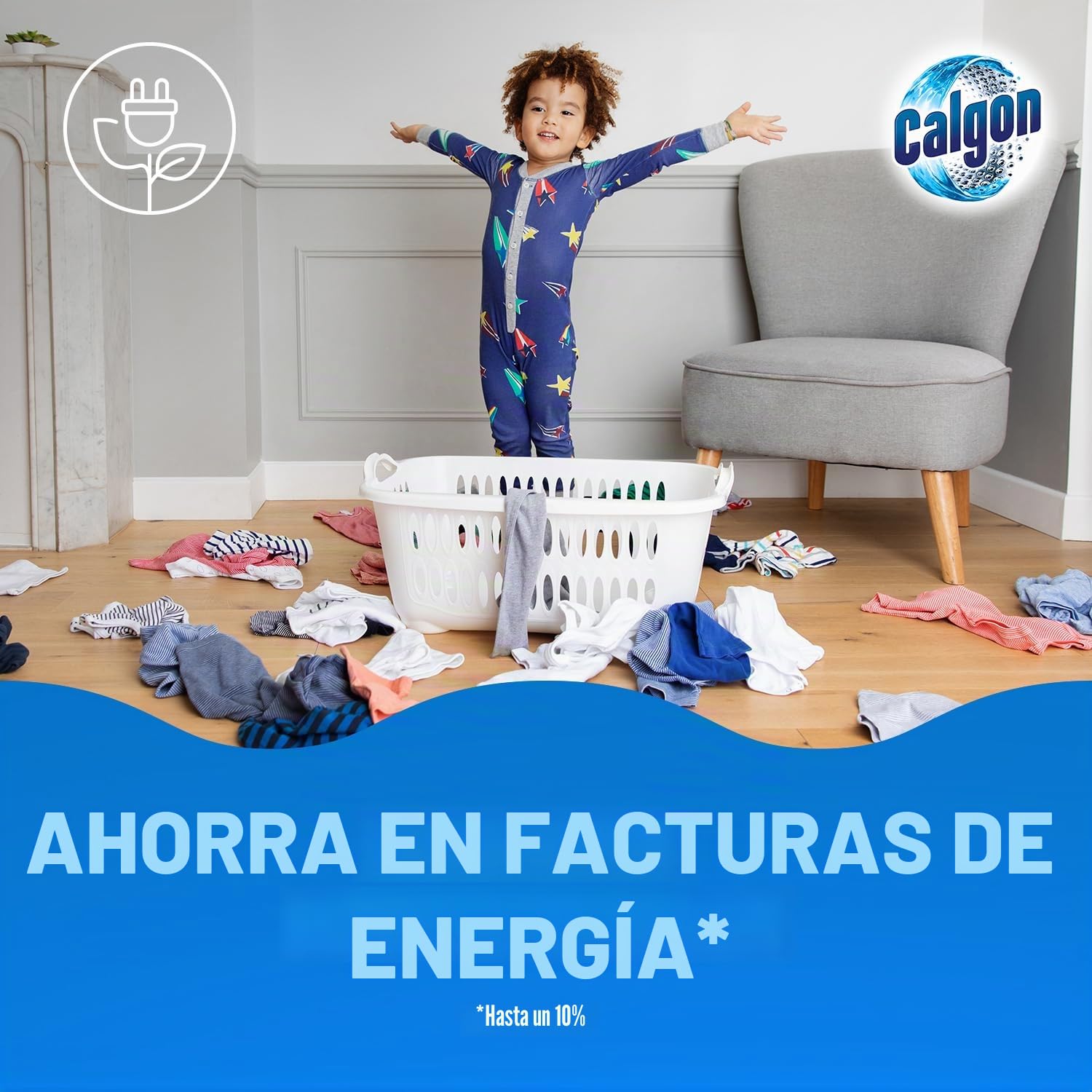 Calgon Powerball Pastillas - Antical para la Lavadora, Elimina Olores y Suciedad, en formato pastillas, 75 unidades
