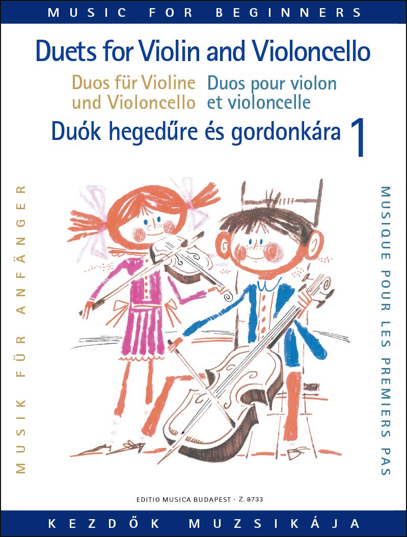 ARPAD PEJTSIK : DUETS FOR VIOLIN AND VIOLONCELLO FOR BEGINNERS 1      Paperback – January 1, 2000