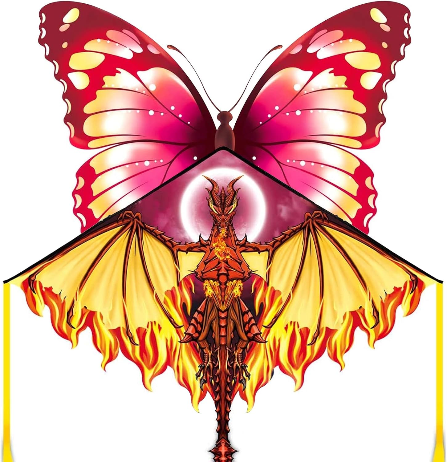 Mint's Colorful Life Dragon Kite and Butterfly Kite for Kids Adults