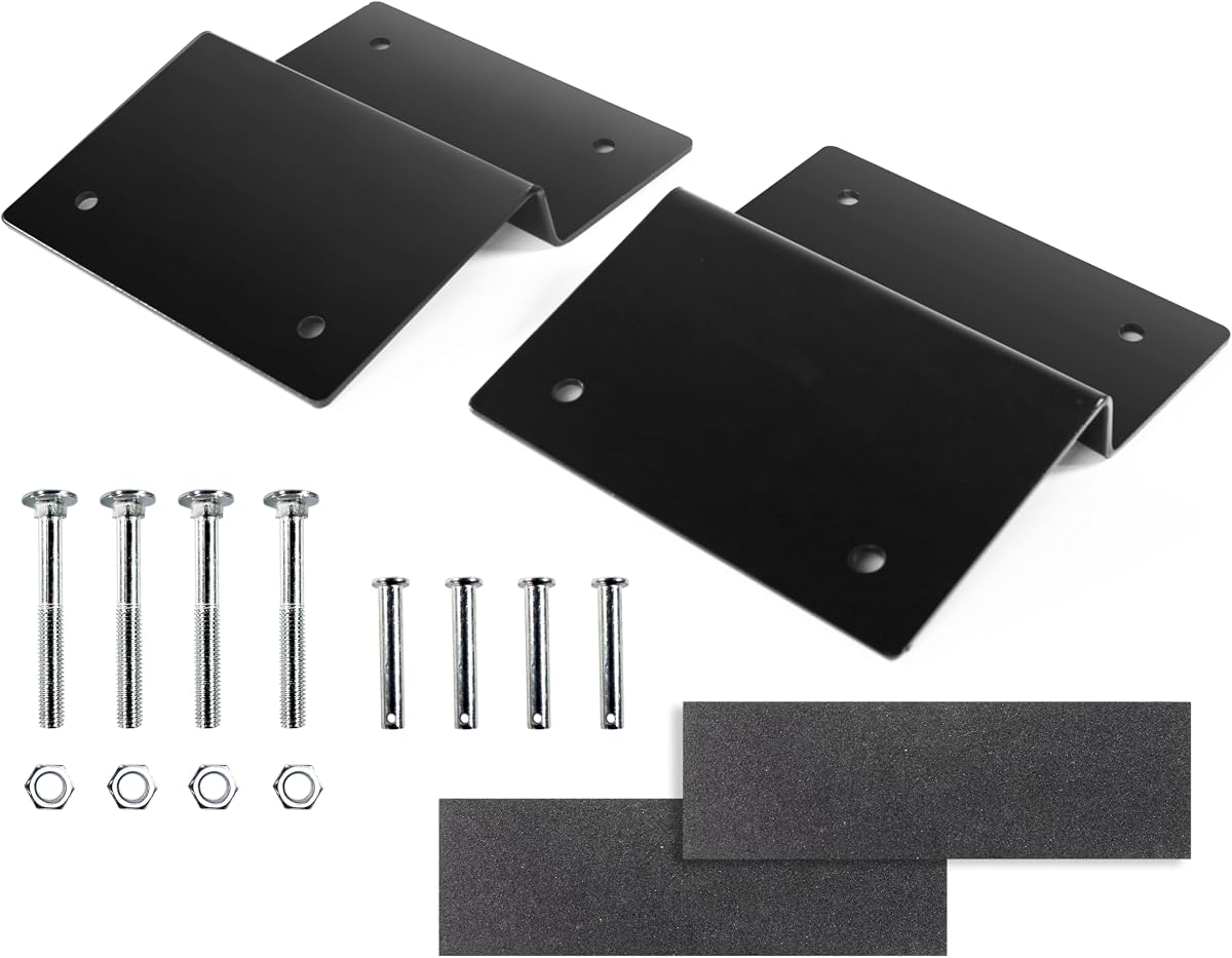 50872 Steel Ramp Top Kit - Quickly Create Your Own Ramps with 2"x8" Planks to Safely Load ATV Motorcycle and Lawn Equipment On and Off Your Vehicle