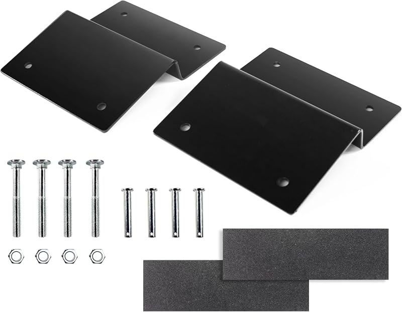 50872 Steel Ramp Top Kit - Quickly Create Your Own Ramps with 2"x8" Planks to Safely Load ATV Motorcycle and Lawn Equipment On and Off Your Vehicle