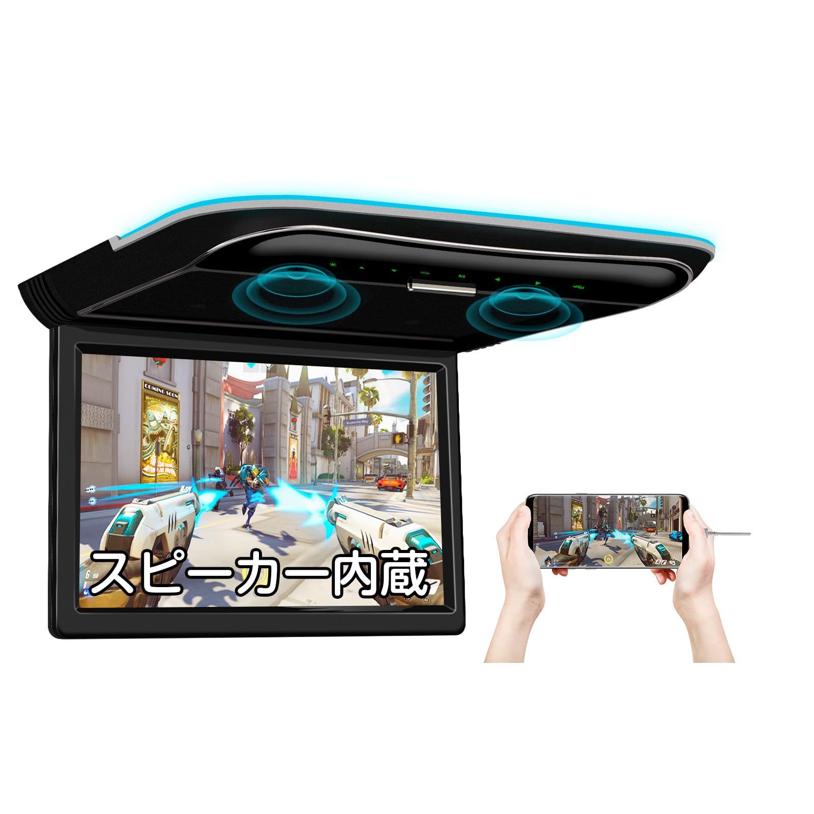 Amazon.co.jp: XTRONS フリップダウンモニター 11.6インチ 1366