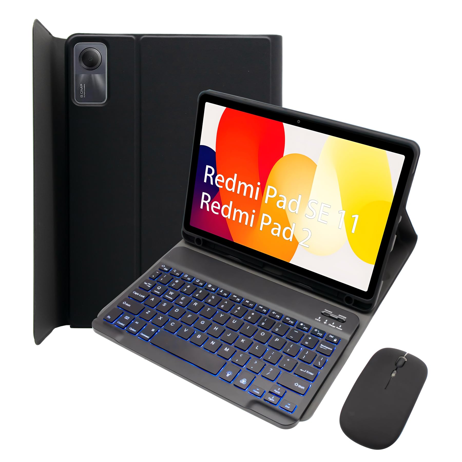Amazon.com: GYSDCAZ Keyboard Case for Redmi Pad 2 2025/Redmi Pad