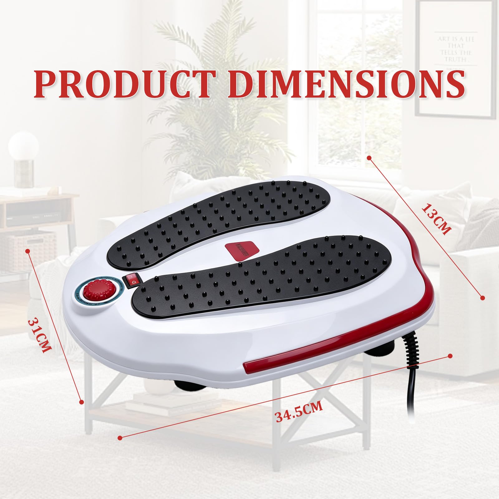 Masseur de pieds Stimulateur de circulation pour pieds et jambes, massage