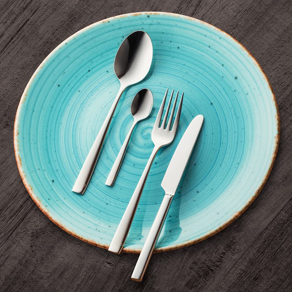 Fine Dine 764800 Garda 18/10 - Cuchara de postre (acero cromo-níquel 184 mm de diámetro, 12 unidades)