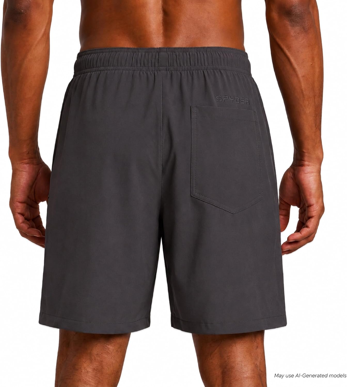Spyder Mens Shorts - Easy-Care Stretch Lightweight 8 Inch Inseam Pockets
