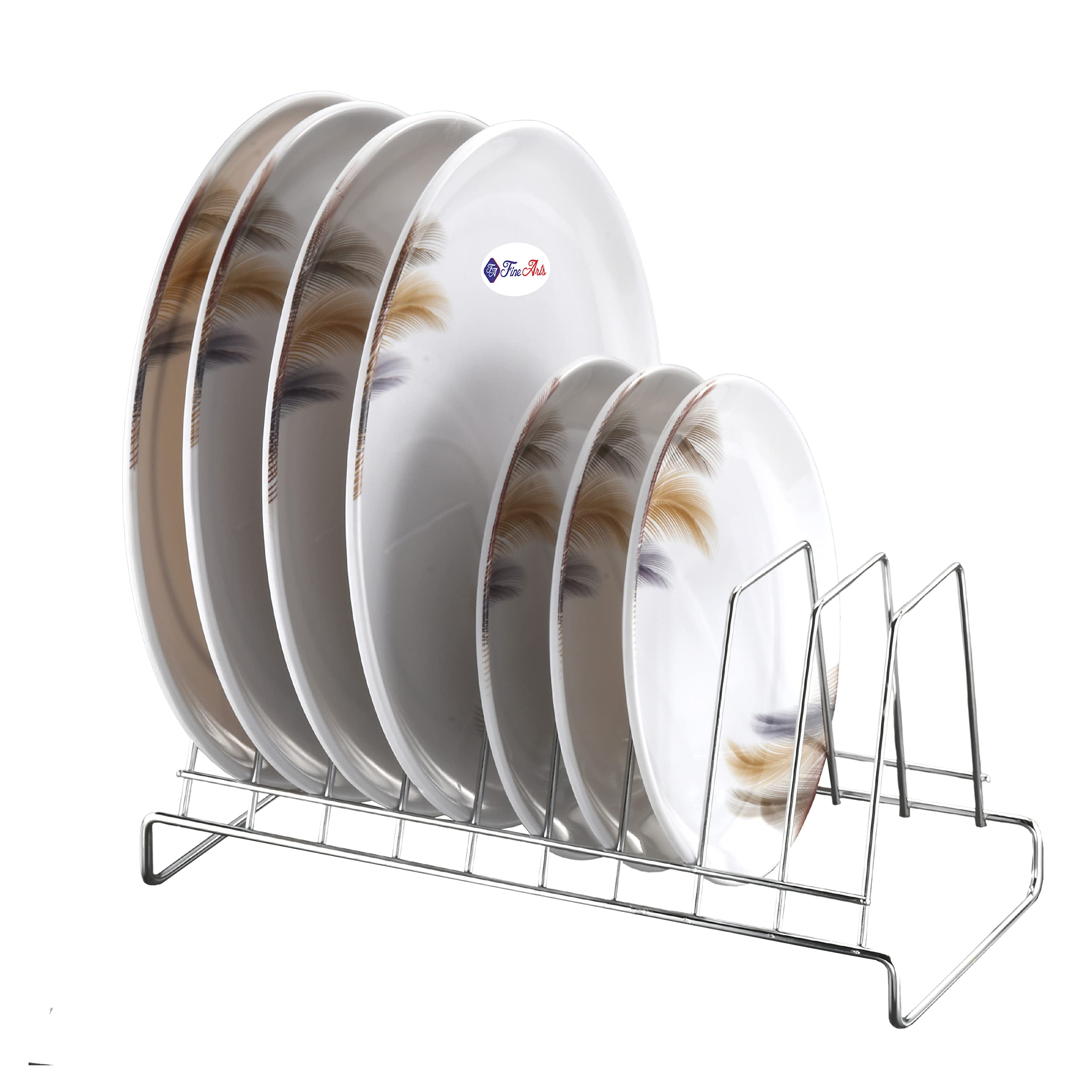 Stainless Steel Plate Stand - Organize Your Kitchen -4