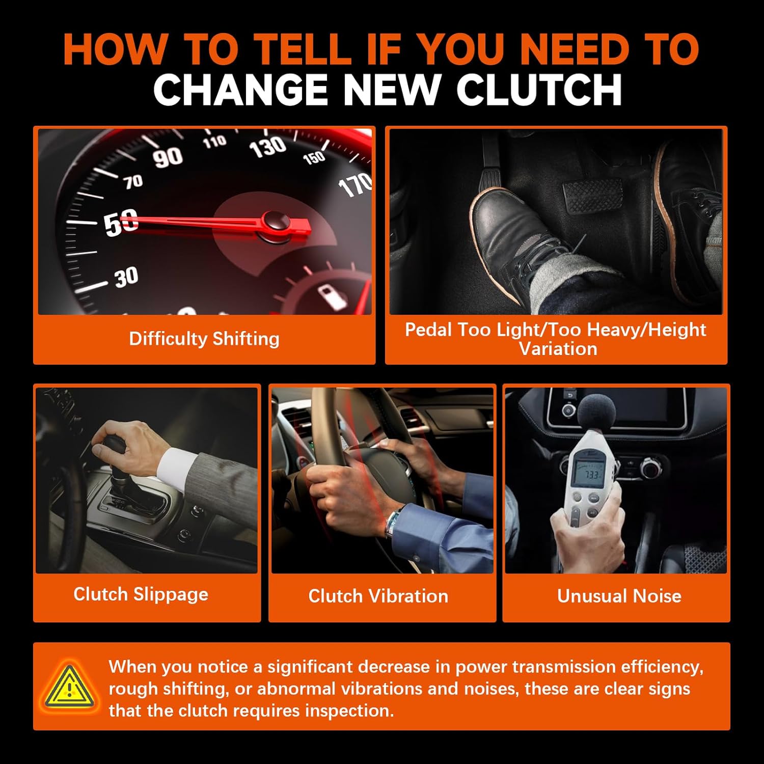 New Transmission Clutch Kit for Mazda 3 2004-2013 L4 2.0L 2.3L, for Mazda 5 2006-2010 L4 2.3L - Replaces OE# 10-066, 10-059, MZK1003, MU721941, 52253613, K7039701