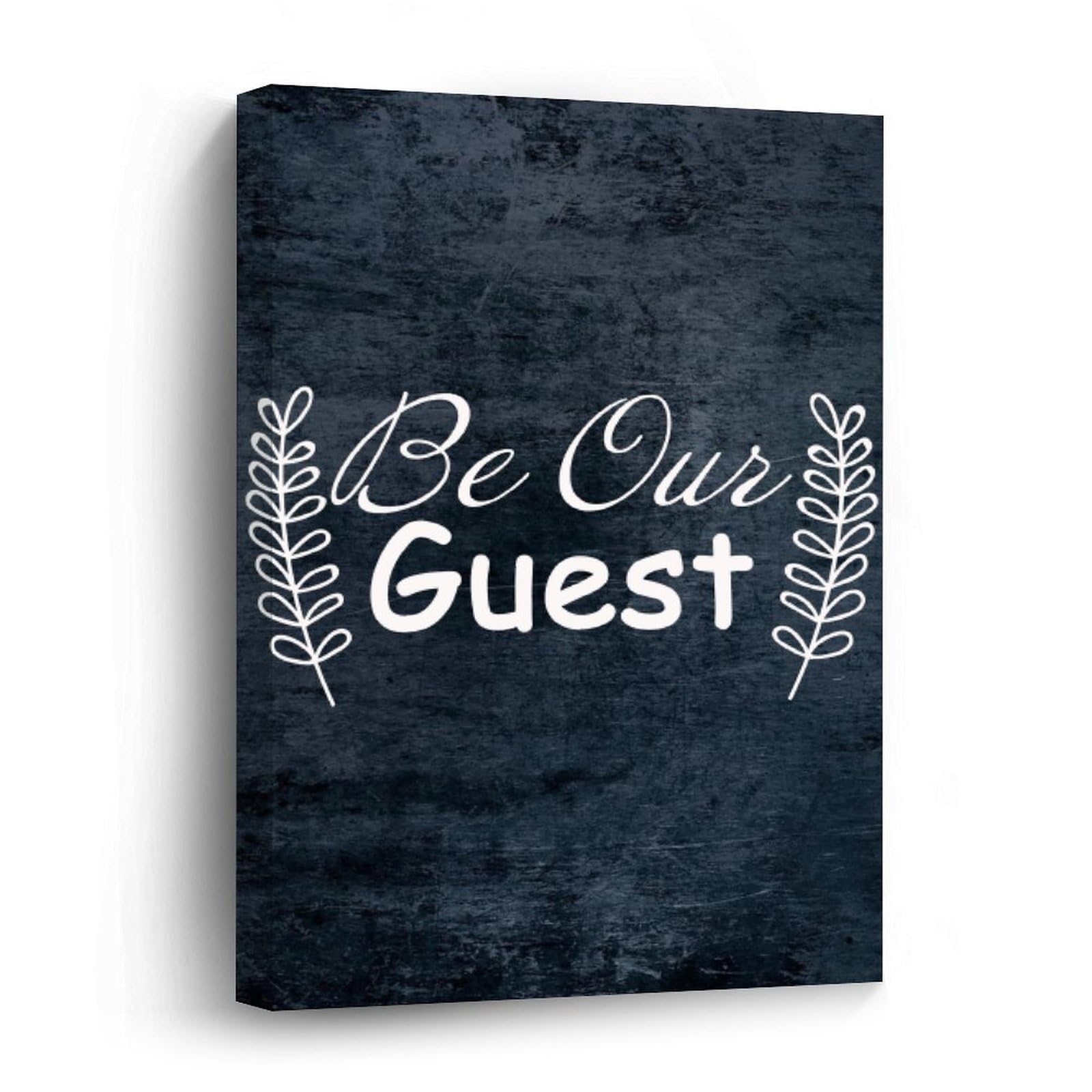Toile murale design rustique Be Our Guest deco cadre - 5