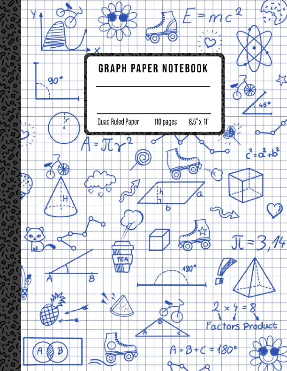 Graph Paper Notebook: Grid Paper Notebook, Grid Paper for Math and ...