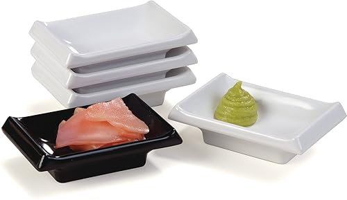 Miniatura 7 de Carlisle FoodService Products 086403 Ramequín de melamina estilo japonés, capacidad de 2 onzas, 3.62 pulgadas de largo x 2-38 pulgadas de ancho x 1
