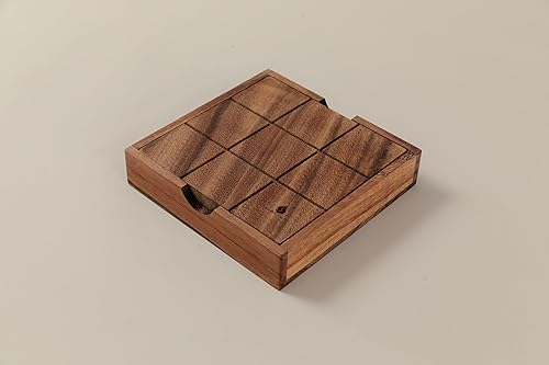 Miniatura 3 de Juego de madera Tic Tac Toe XOXO de madera, regalo único tradicional para niños, divertido juego de mesa clásico familiar con Xs y Os Brain Teaser