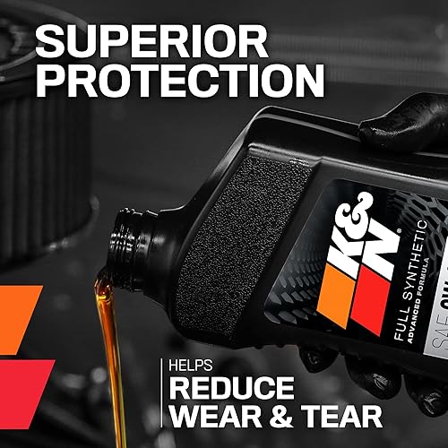 Miniatura 4 de K&N Motor Oil: 0W-20 Synthetic Engine Oil: Premium Protection, High Mileage, 1 Quart