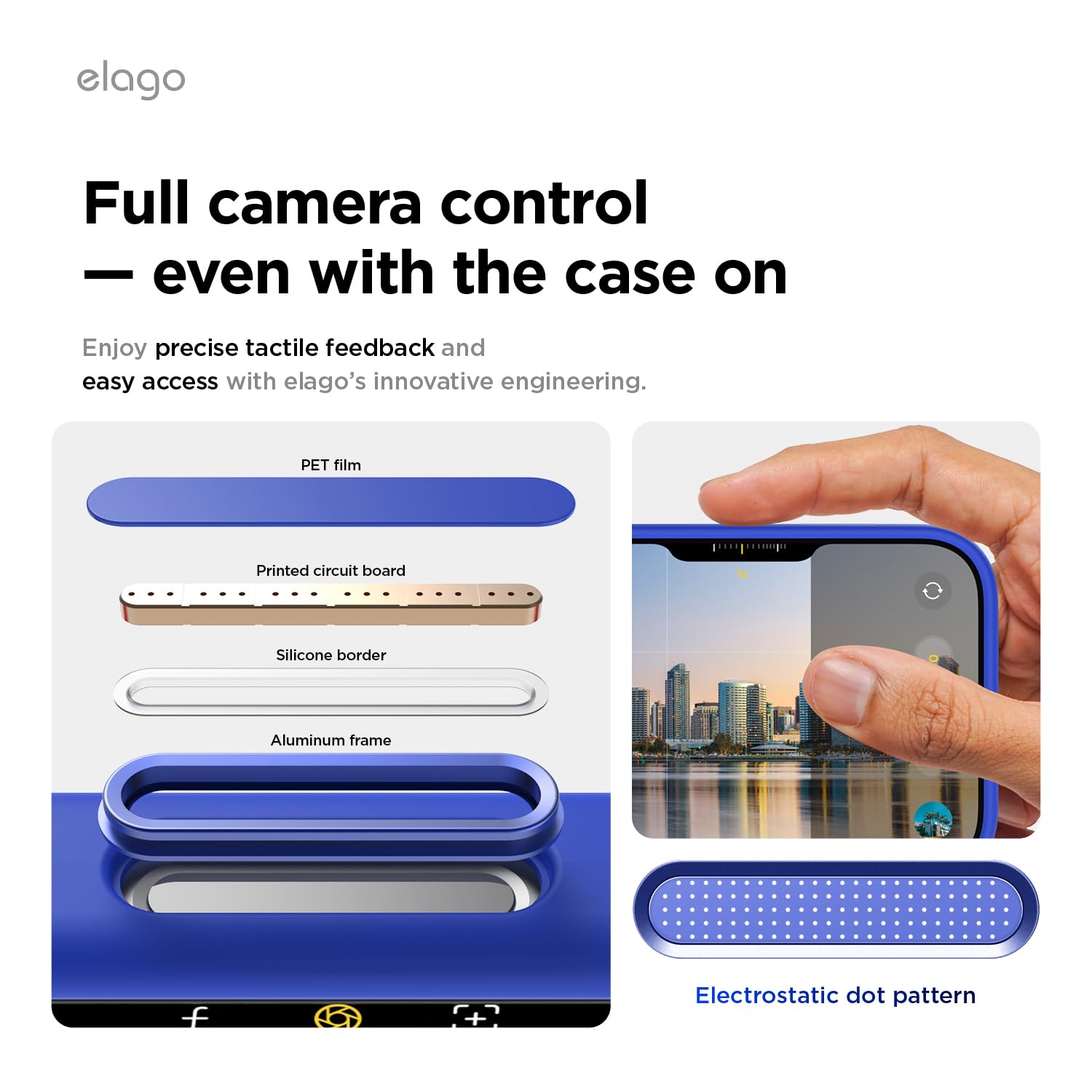 elago Cover Magnetica in Silicone Liquido per iPhone 17 Pro Max (6,9") – Compatibile con MagSafe, Antiurto, Sottile, Finitura Soft-Touch (Blu Cobalto)