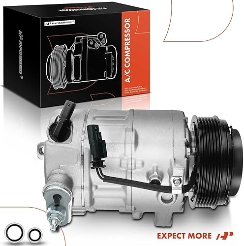 Miniatura 9 de A-Premium Compresor de Aire Acondicionado AC con Embrague - Compatible con Chevrolet Traverse y Buick Enclave 2013-2020, GMC Acadia 3.6L 2013-2017