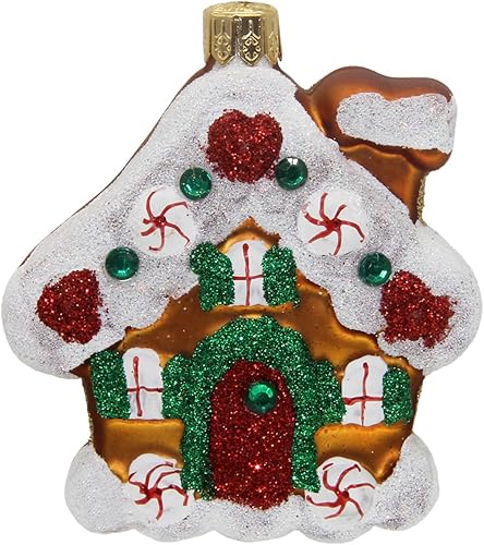 Miniatura 43 de Adornos de cristal soplado CDL de 3" en forma de perro para árbol de Navidad (3", Cocker Spaniel G03)