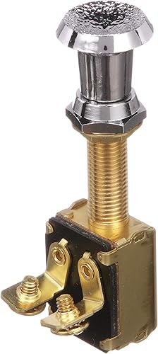 Attwood 7563-6 Interruptor de encendido/apagado de 2 posiciones para luces de barco y otros accesorios