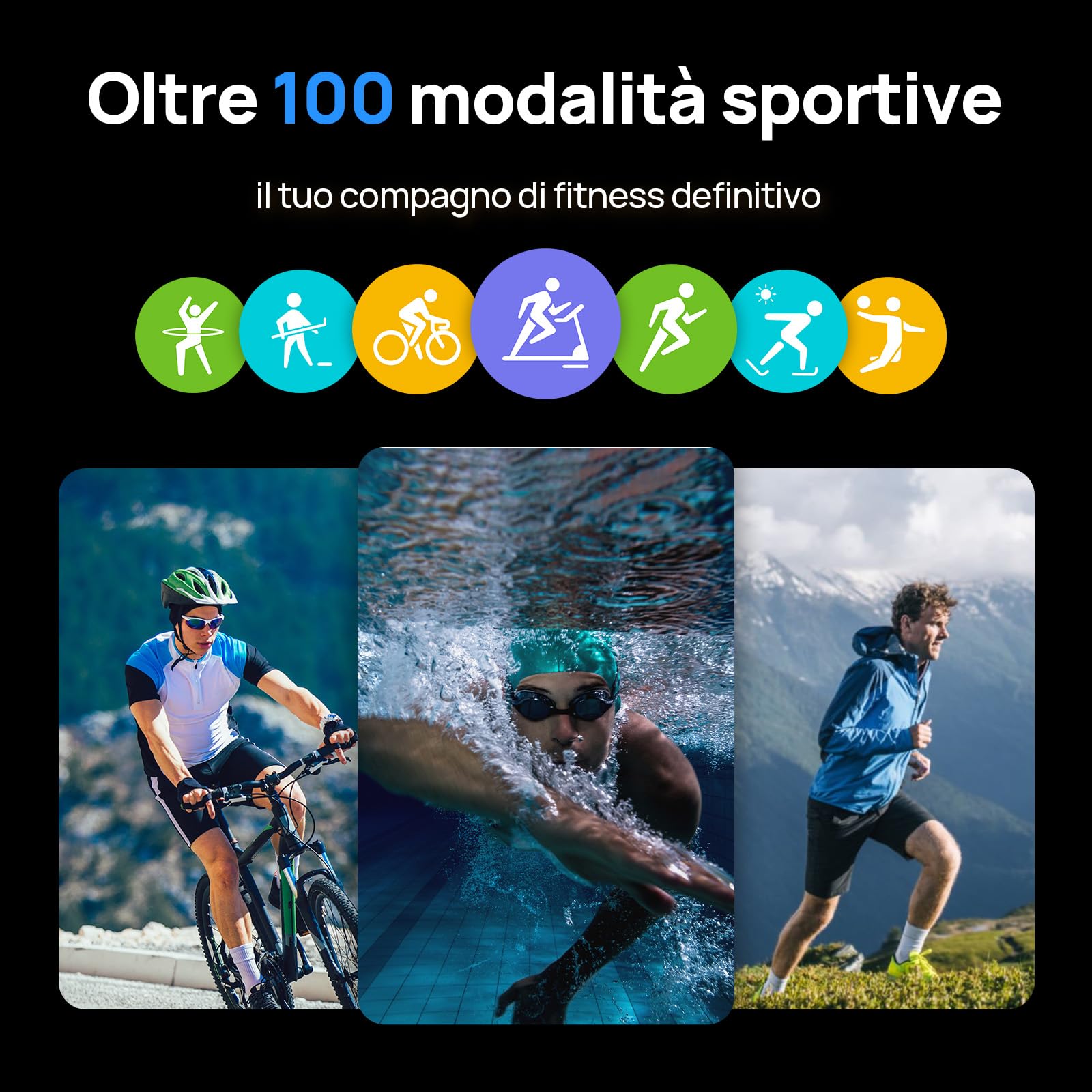 Mibro WATCH GT GPS Smartwatch per uomo donna con 1,43" AMOLED,Assistente intelligente,Chiamata Bluetooth,Design Elegante,100+ Sportivo e 5ATM, Autonomia 8 Giorni, Notifiche,iOS e Android