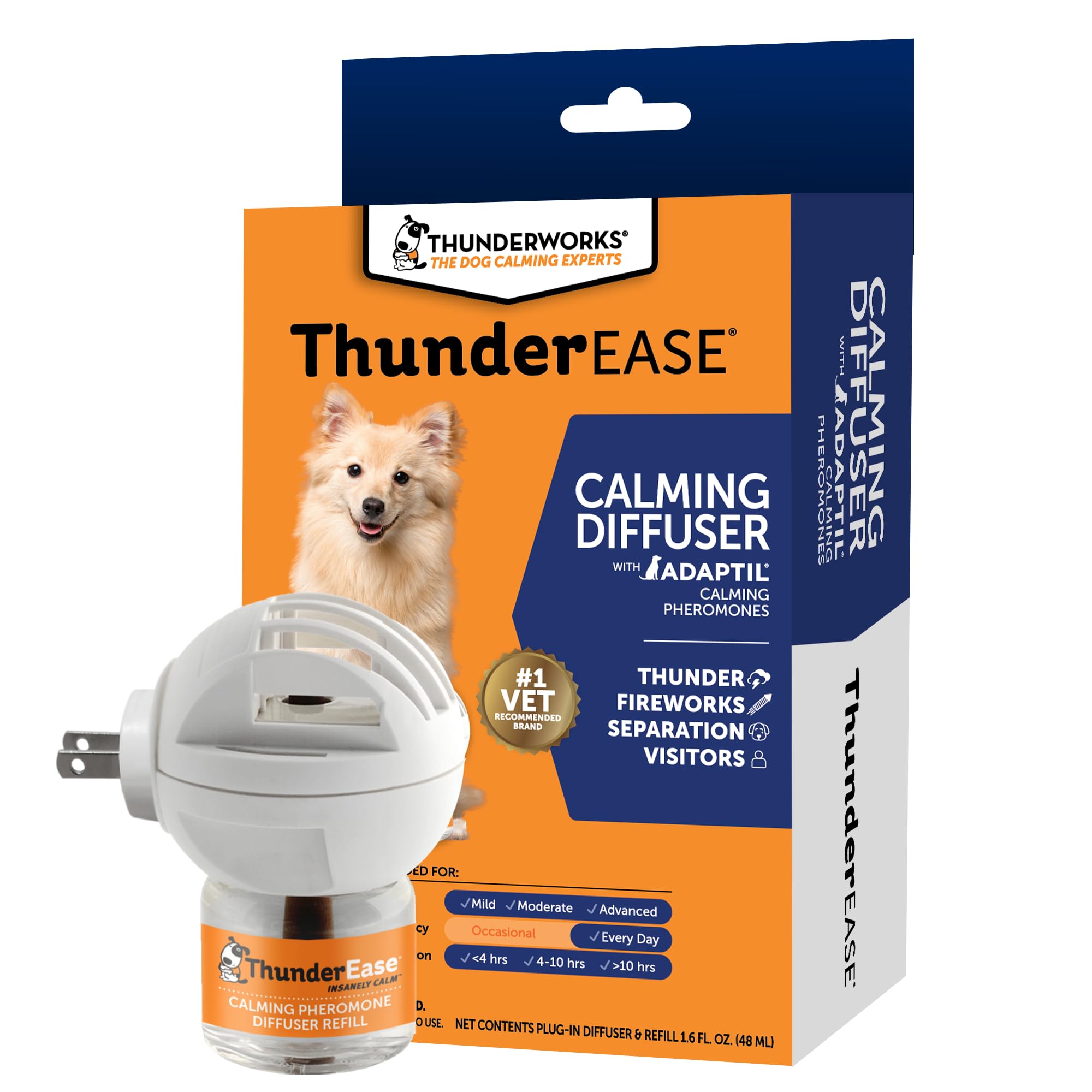 Amazon.com : ThunderEase Dog Calming Pheromone Diffuser Kit