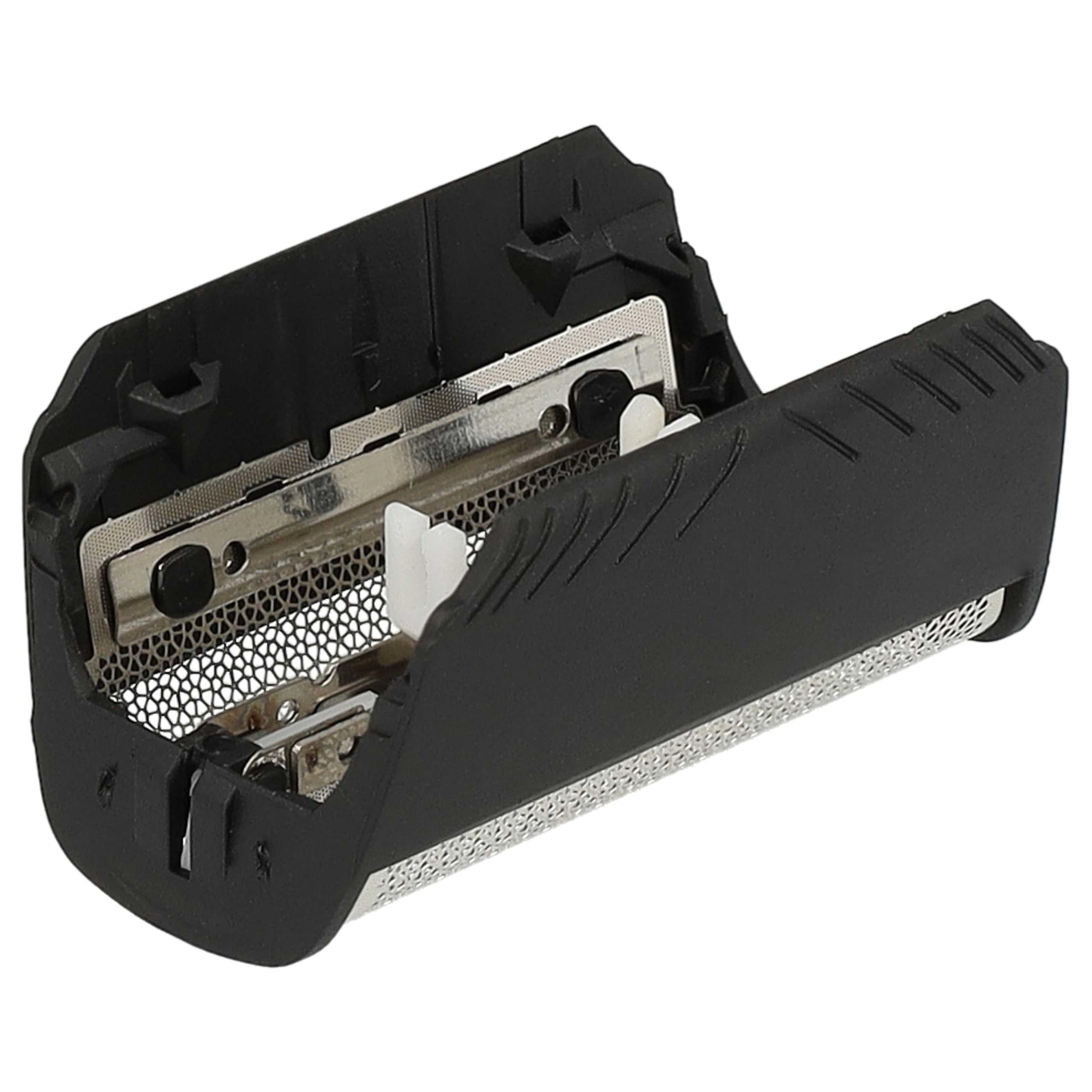 vhbw 2x Doppelscherfolie Ersatz für Braun 30B, 30B Mul für Elektrorasierer + Rahmen, schwarz