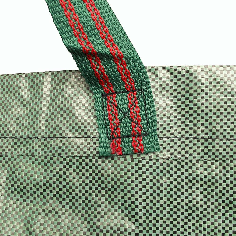 Garden Waste Bags Heavy Duty Yard Waste Bags – Collapsible Reusable Garden Bags for Leaf Collection & Lawn Debris – Large Outdoor Storage Container for Backyard Cleanup (Green)