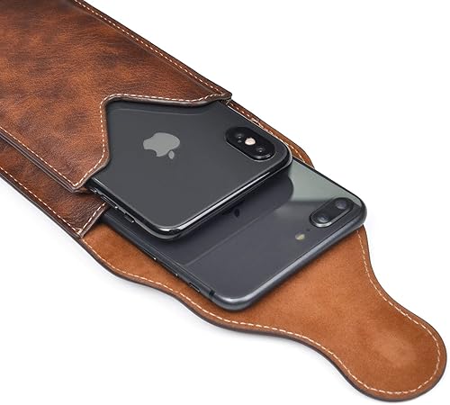 Miniatura 3 de Funda universal para teléfono celular para hombre, cartera pequeña universal con gancho desmontable para cinturón para Apple iPhone XXrXs Max  8