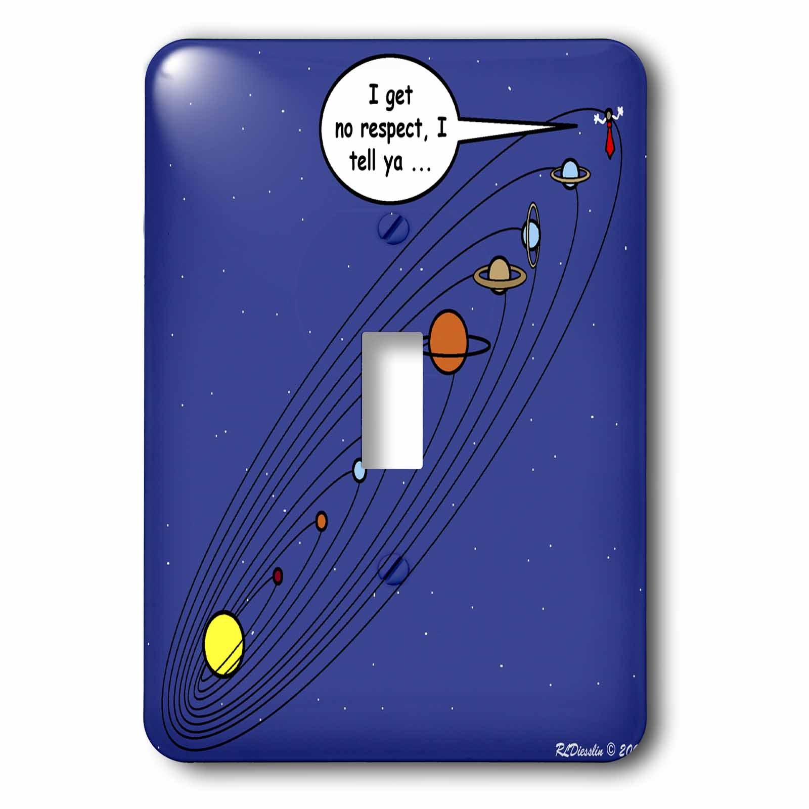 Pluto Perdu Planet Status interrupteur 3dRose lsp_2780_1 pour remplacer une plaque blanche - 3