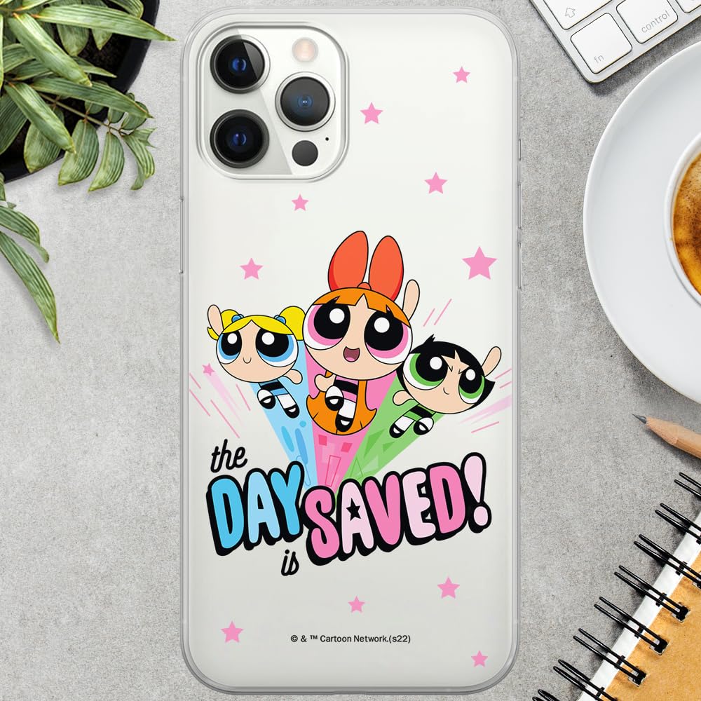 ERT GROUP custodia per cellulare per Iphone 12/12 PRO originale e con licenza ufficiale The Powerpuff Girls, modello The Powerpuff Girls 033 adattato alla forma dello smartphone, custodia in TPU