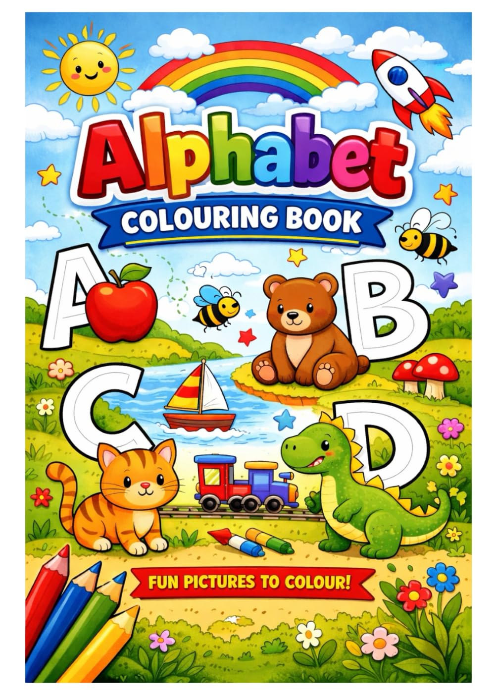 Alphabet Colouring Book