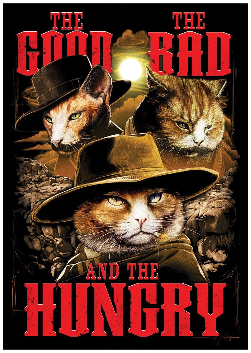 Grindstore Horror Cats The Good, The Bad & The Hungry Mini Poster Small