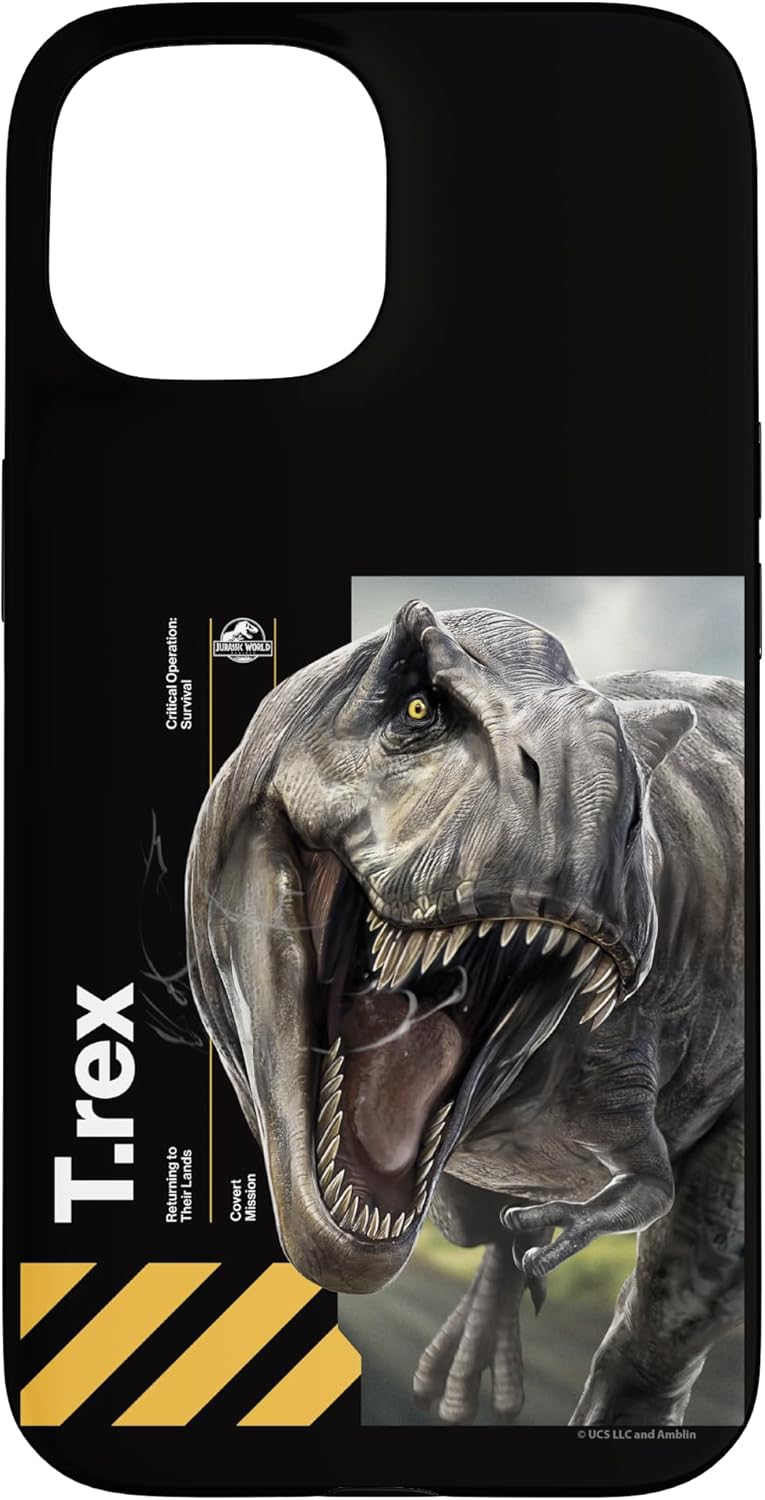 Jurassic World Rebirth Tyrannosaurus Covert Mission Case for iPhone 11