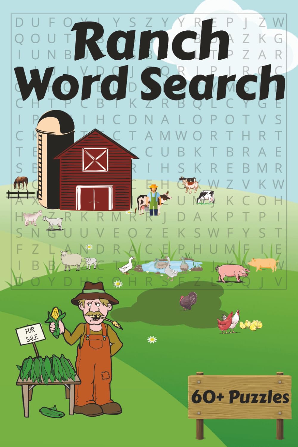 Ranch Word Search: Farming/Homesteading Word Search Puzzles about Food Garden, Beekeeping, Animals etc. | 6x9 inches, 103 pages | 60+ Puzzles … Go on a farm tour.