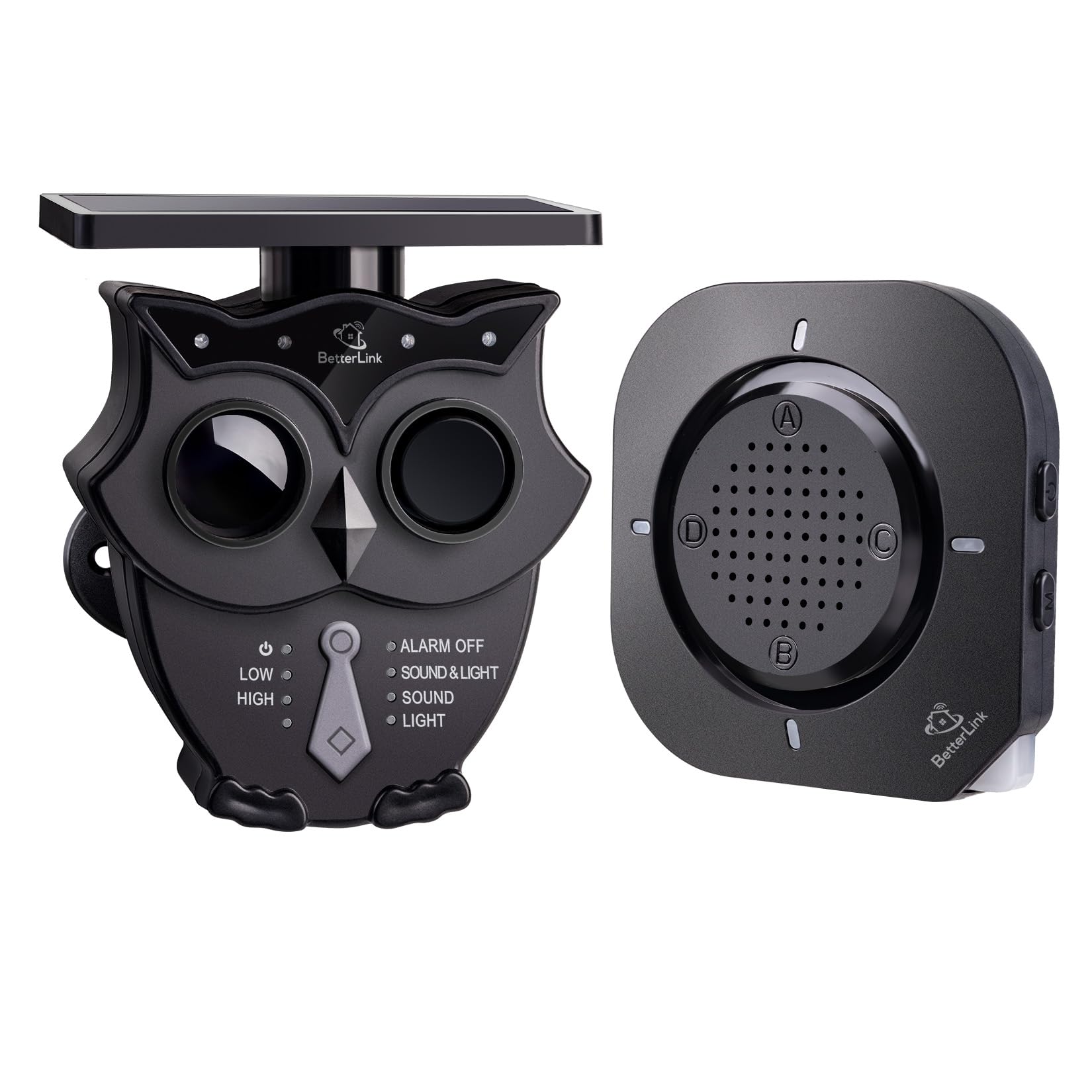 Driveway Alarm -1/2 Mile Long Range Solar Driveway Alarm System IP65 Weatherproof Outdoor Motion Detectors&Sensor 120dB Alert System Monitor&Protect Outdoor/Indoor Property(Gray)