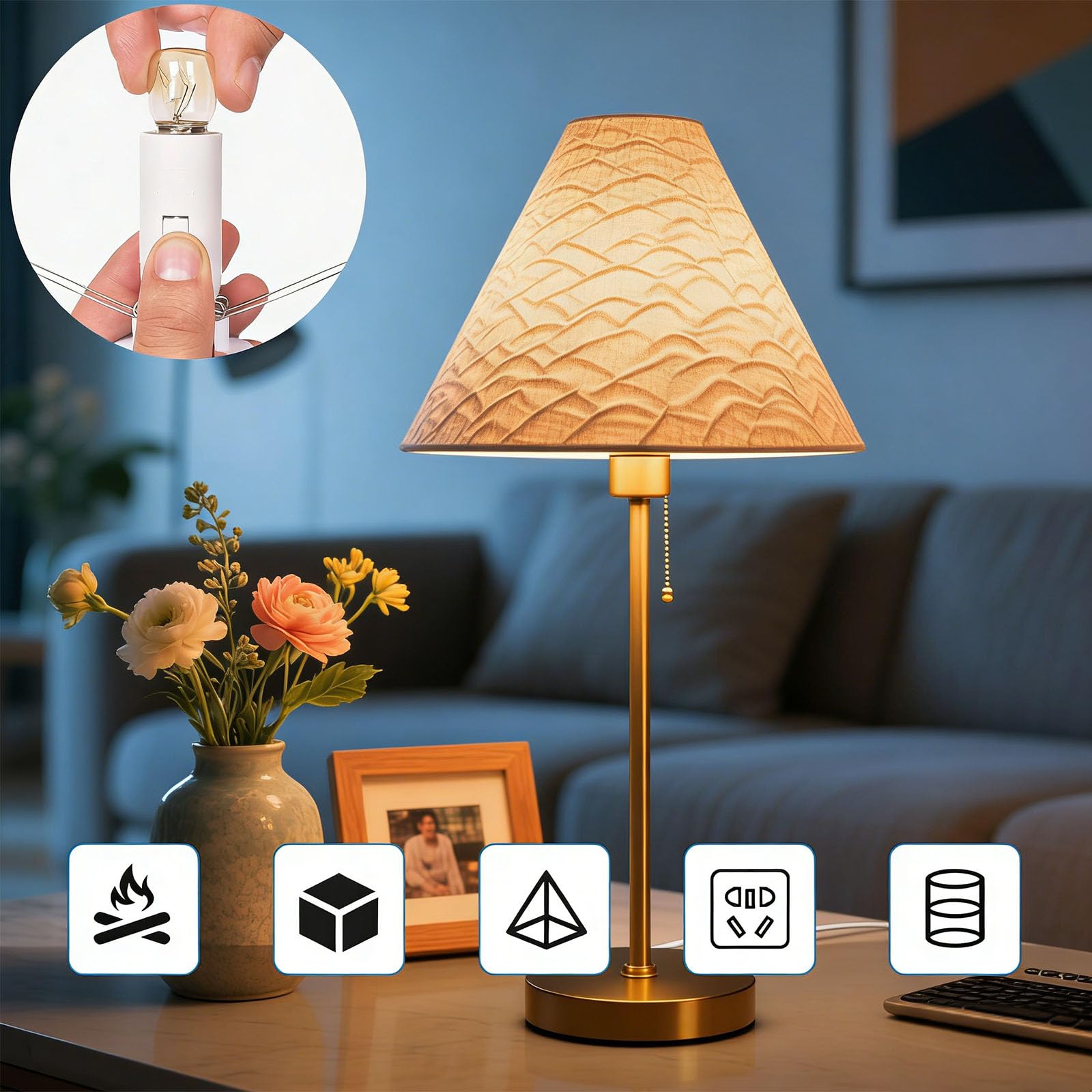 2 sztuki oprawki do lampy z kablem ze starym wiekiem, do lampy solnej L oprawka lampy E14, z kablem do lampy 1,8 m i przełącznikiem, oprawka e14 z przełącznikiem, wtyczka EU, do zawieszenia lampy