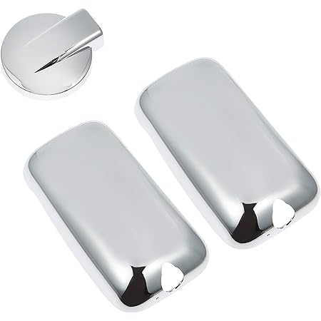 Amazon 台湾製 高品質メッキミラーカバーset Pmエルフ タイタン コンドル Newエルフ アトラス アンダーミラー170mm サイドミラー 車 バイク