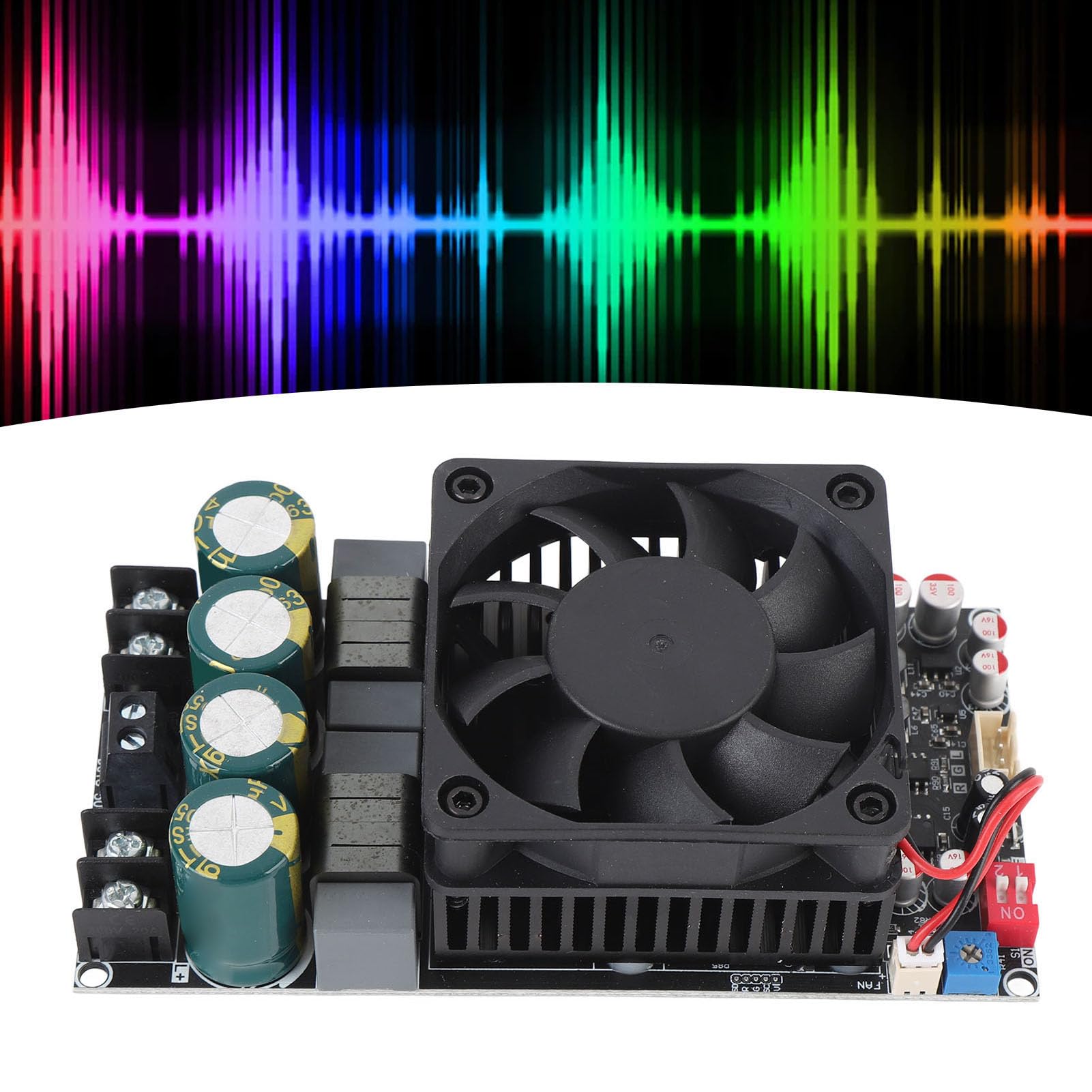 Verstärkerplatine, 600W PBTL Mono 300W x 2 Stereo Breite Spannungskompatibilität Wärmemanagement Anpassbare Verstärkung Integrierte Sicherheit for Auto Heimkino Bühne DJ Veranstaltungen