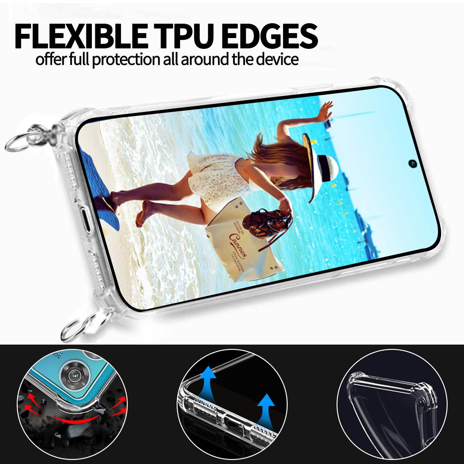 DISPLAY LCD OLED PER MOTOROLA MOTO EDGE 20 LITE TOUCH SCREEN MONITOR Vetro Nero