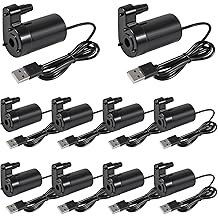 10PCS DC 3-5V USB Micro Submersible Mini Water Pump, for Aquariums Fish Tank Pond Fountain Hydroponics Garden