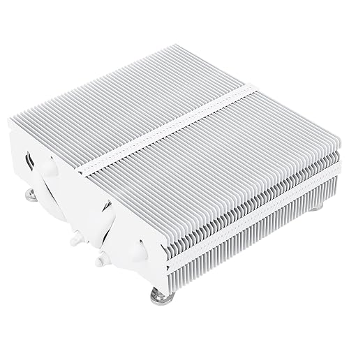 Miniatura 8 de Thermalright AXP90-X53 - Enfriador de aire ITX de bajo perfil blanco, 2.087 in de altura, ventilador PWM delgado TL-9015W de bajo ruido 22.4 dba,