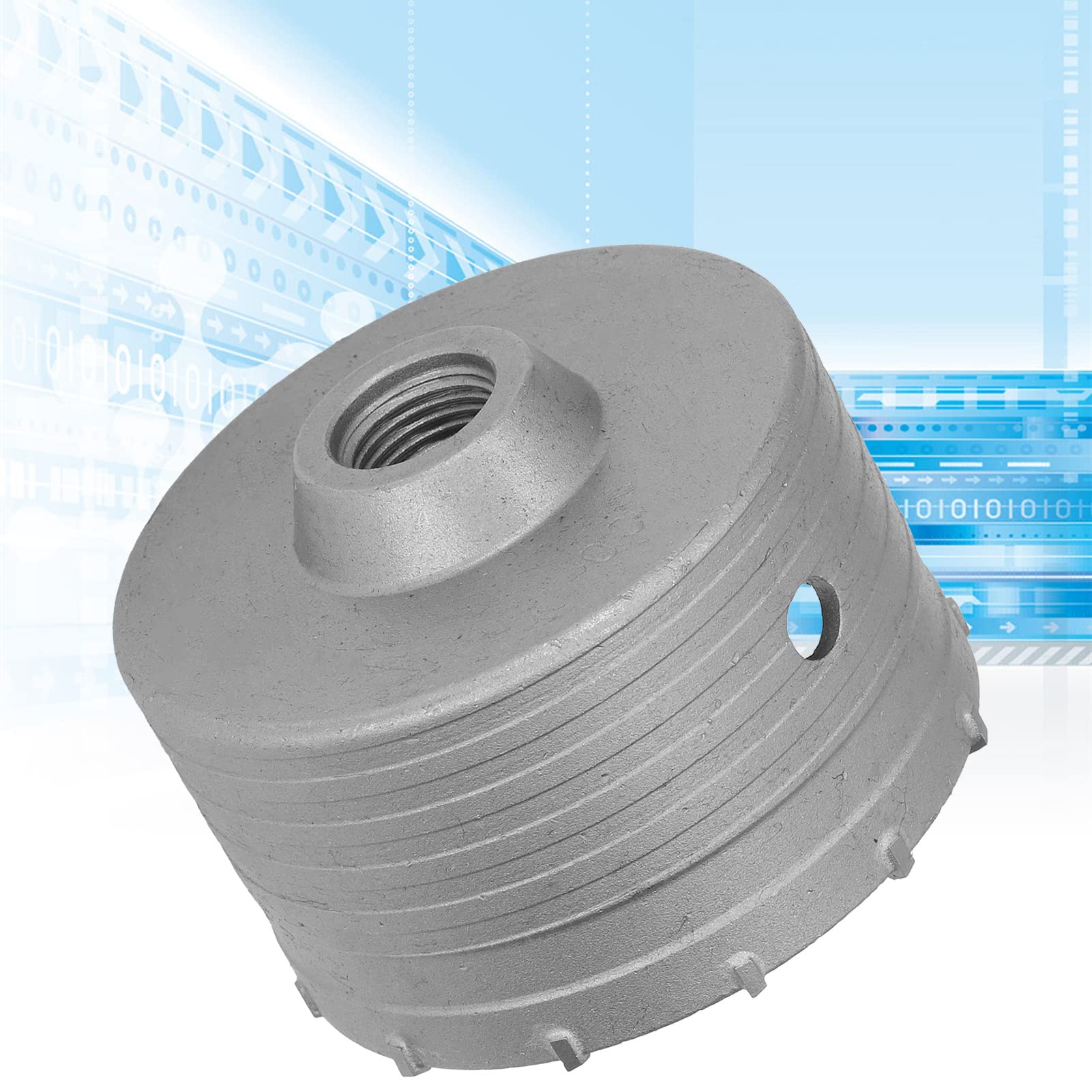 YWBL-WH Scie Cloche de 100 Mm, Matériau en Carbure, Vitesse de Perçage Rapide, dureté élevée pour la Coupe de Murs, le Travail du Béton et de la Brique