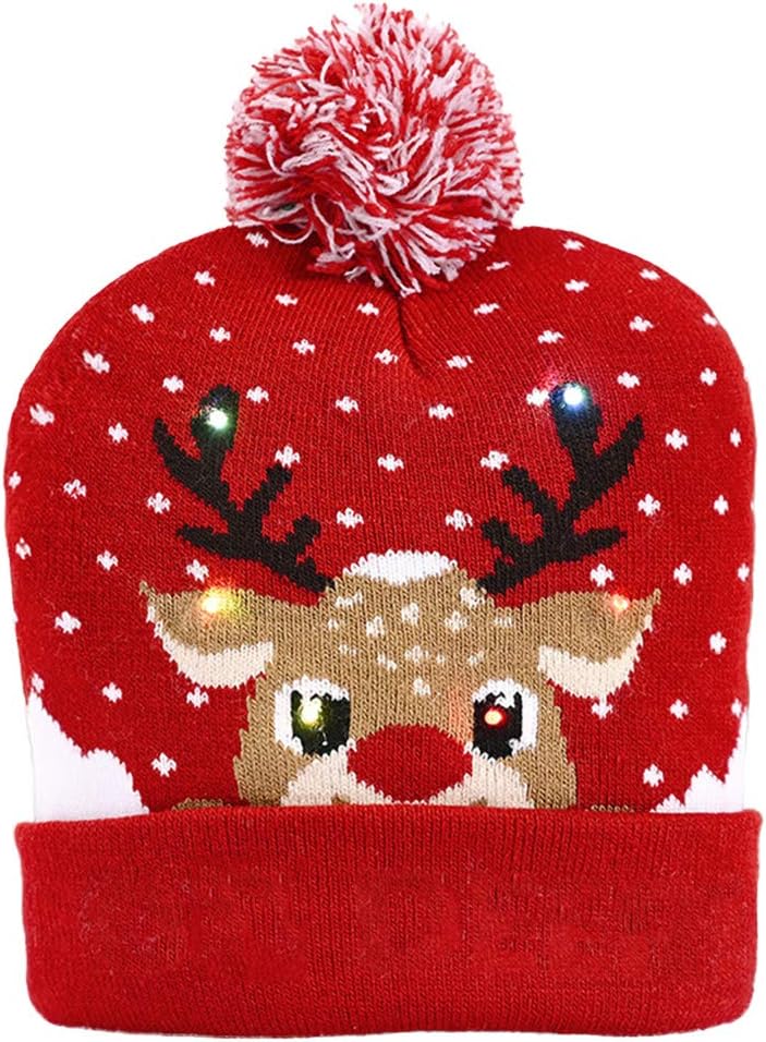 Buy Newooh Unisex Led Glow Beanie Hat 