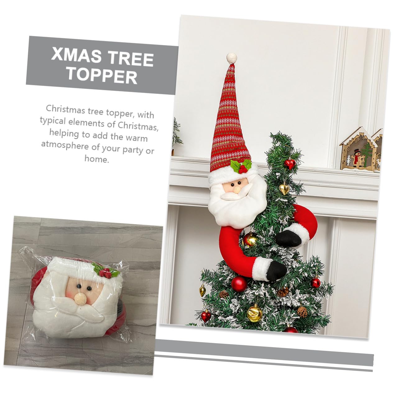 GALPADA Weihnachtsbaumspitze Stern Weihnachtsdekoration Baumspitze für Weihnachten Stern Weihnachtsbaum Spitze