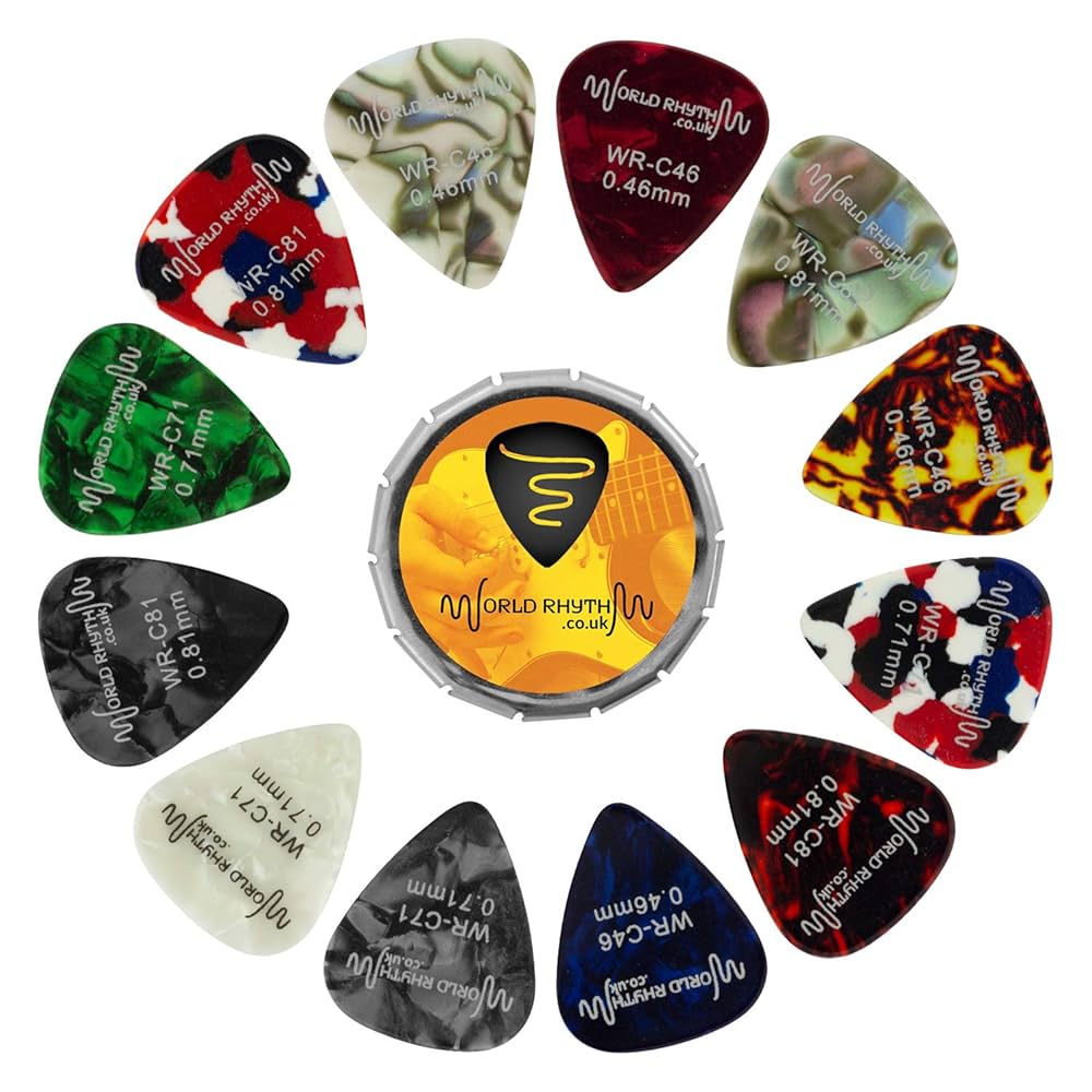 World Rhythm Gitarrplektrum Tenn- Och Gitarrplektrum U2013 12 World Rhythm Gitarrplektrum Tenn- Och Gitarrplektrum U2013 12