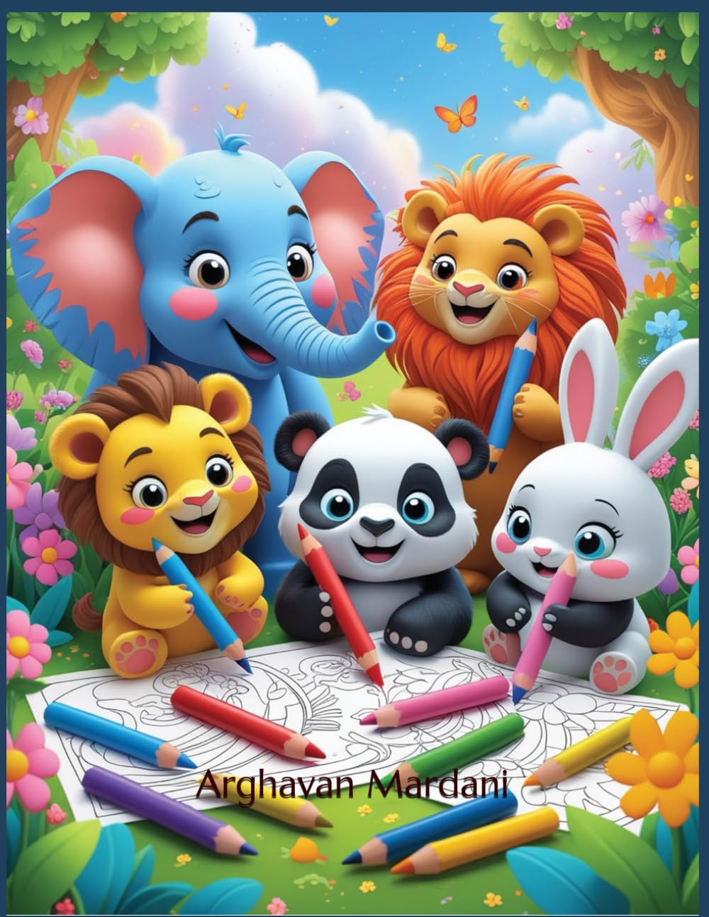 Animal Coloring & Drawing Book for Kids: Color and Draw with 30 Adorable Animal Designs and 50 Extra Blank Pages