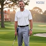 WERFORU Stretch Belts for Men Elastic Woven Braided Belt 1 3/8 Casual Golf Belt for Jeans Pants