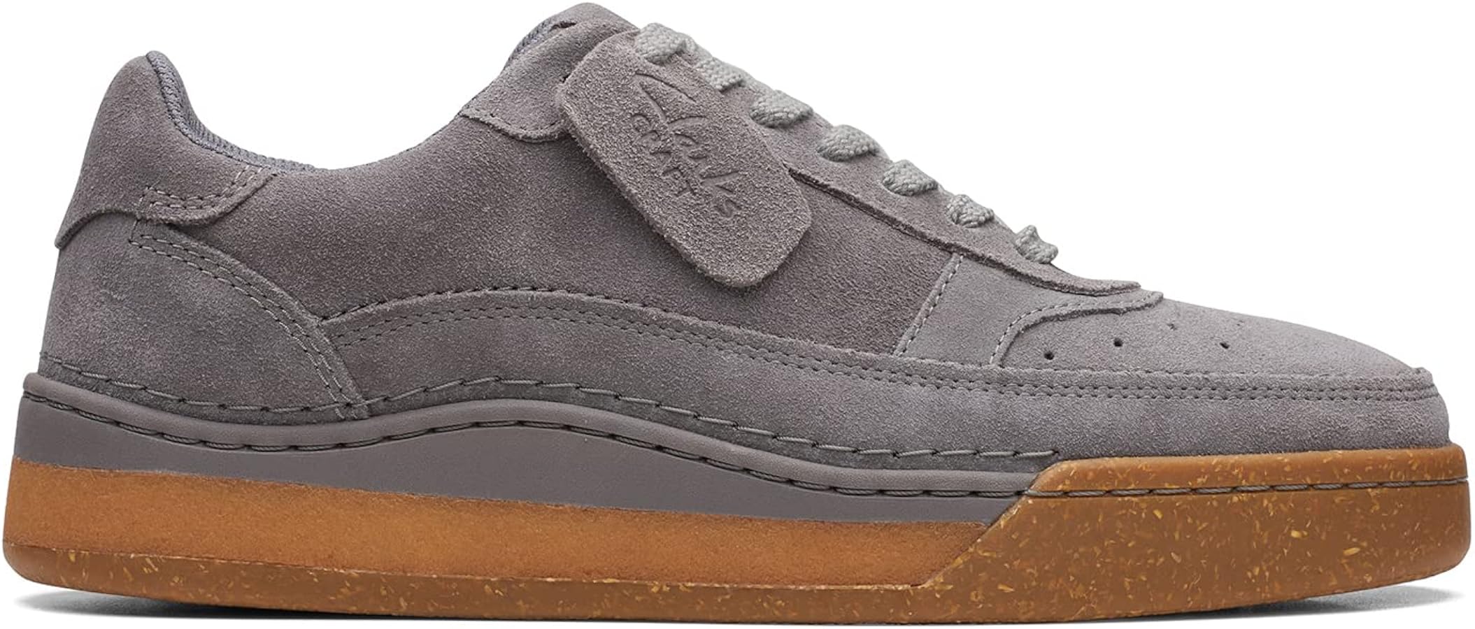 Clark\'s Craft Court Lace Oakmoss Suede Wallabee Oakmoss Suede – Premier main image 2