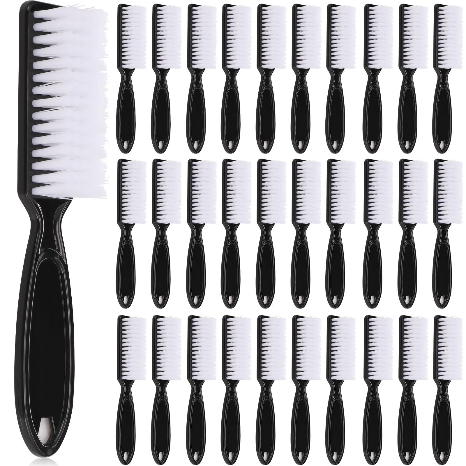 Patelai 30 Pcs Nail Scrubber Brushes Bulk Handle Grip Manicure Brushes for Cleaning Fingernails Pedicure Cleaning Brush for Toes and Fingernail