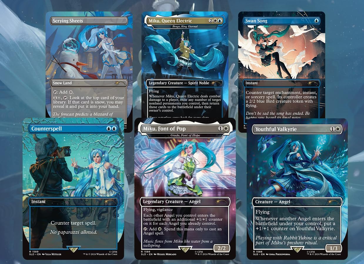 Magic The Gathering Secret Lair x Hatsune Miku: Winter Diva English Edition (Foil)