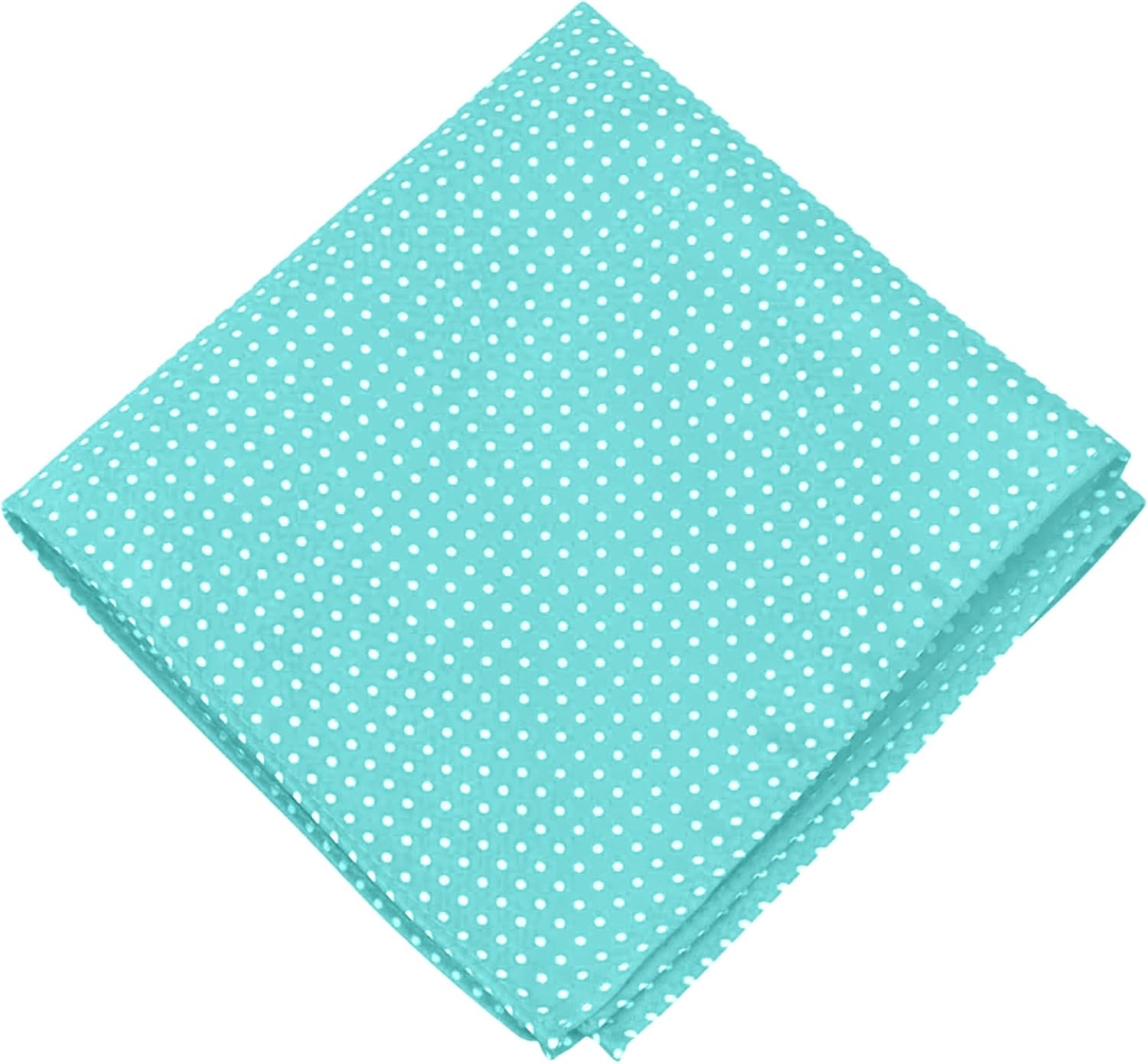 Jacob Alexander 水玉プリント 水玉模様 ハンキー, アクア, One Size