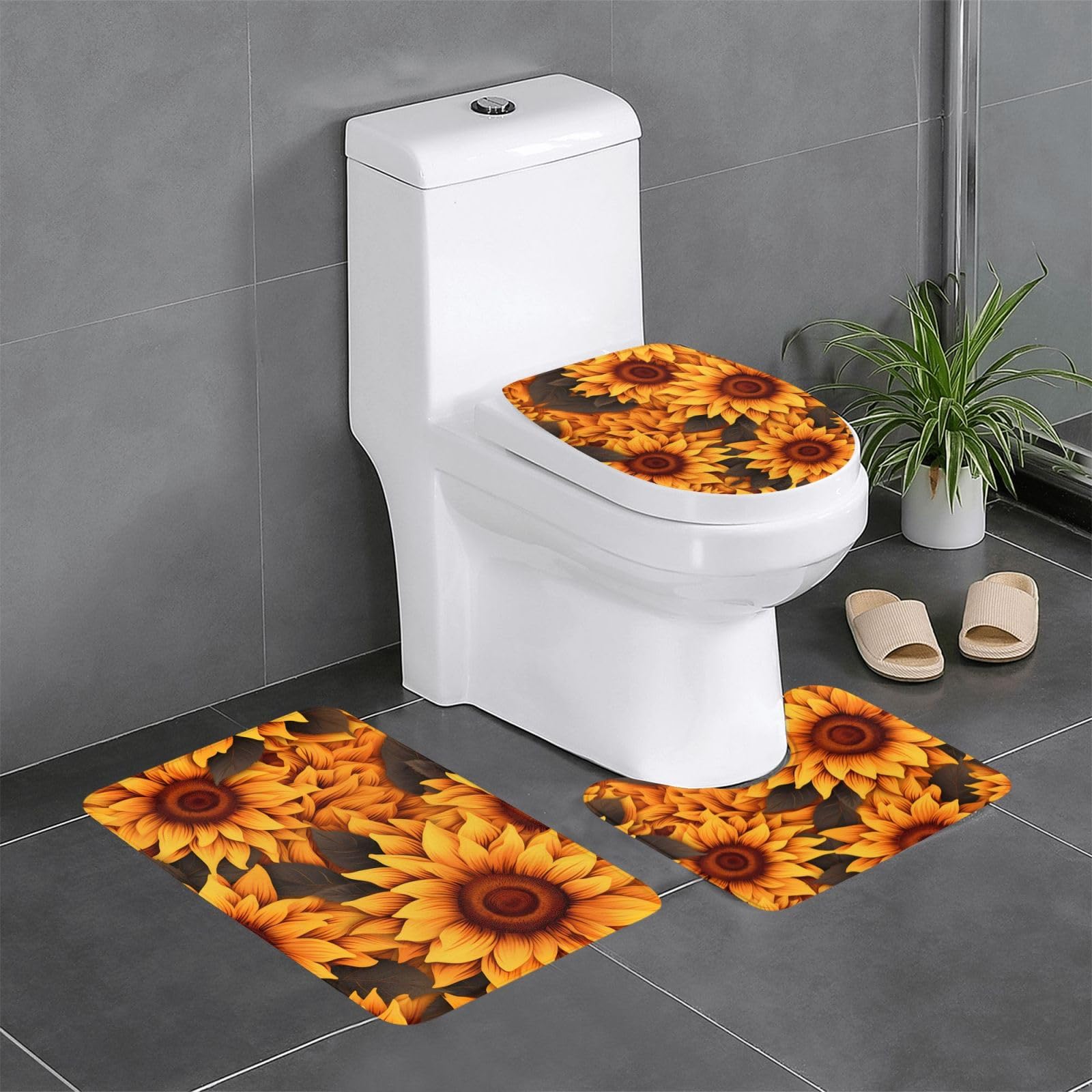 Tapis de salle de bain antidérapants pour éviter les glissades sur carrelage